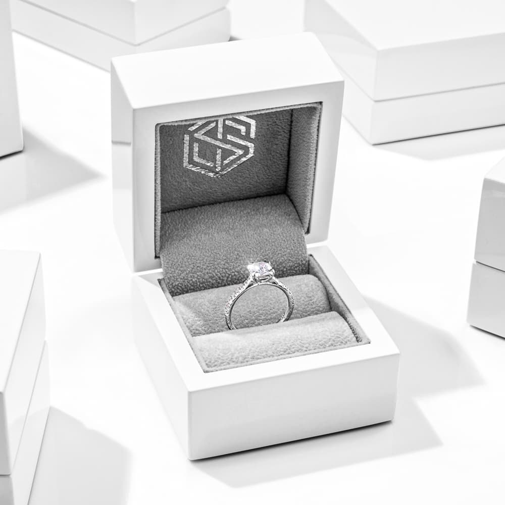 Open jewellery box showing its contents