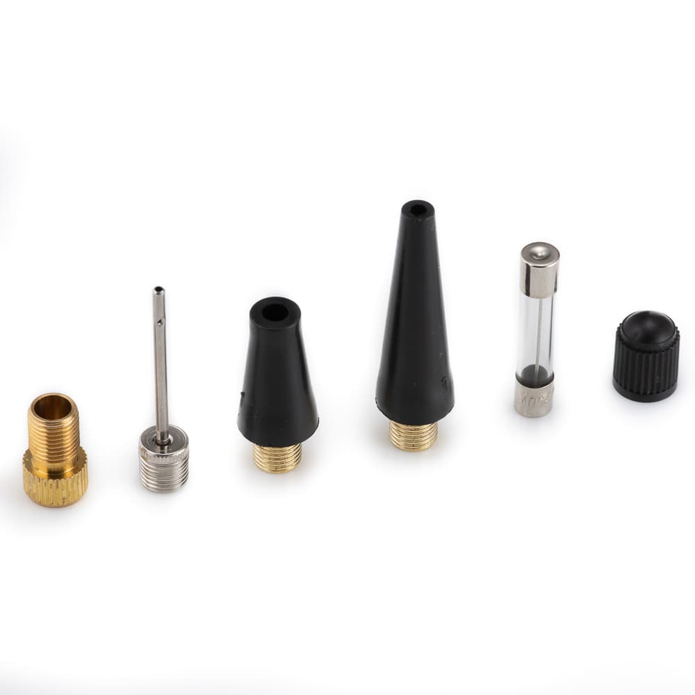 Device components separated to show the supplied parts